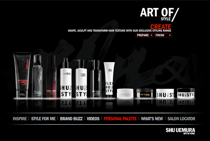 Screen grab of website 4